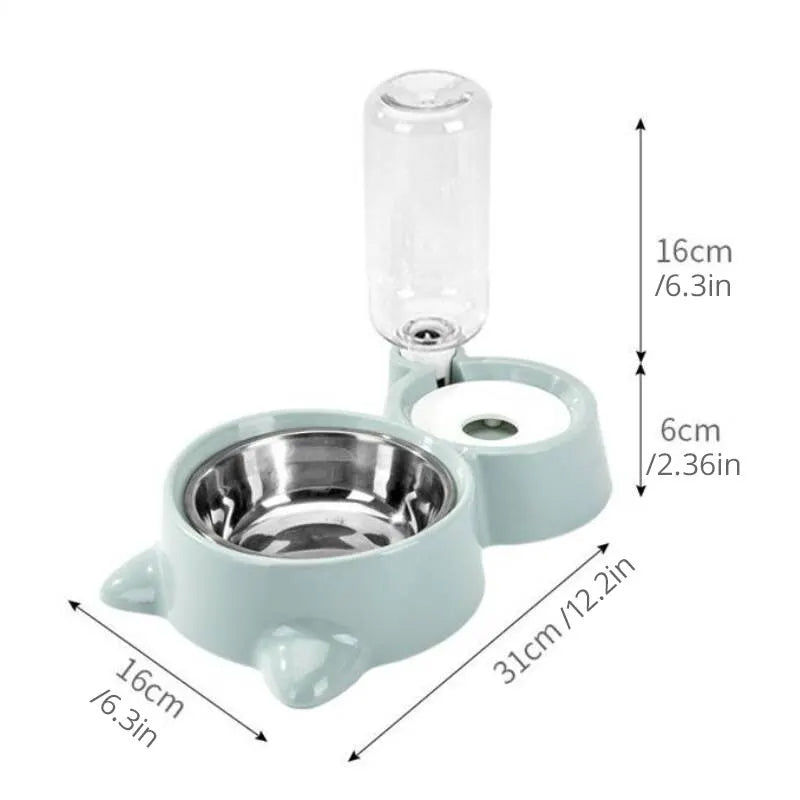 Automatic Pet Water And Food Fountain For Cats And Dogs