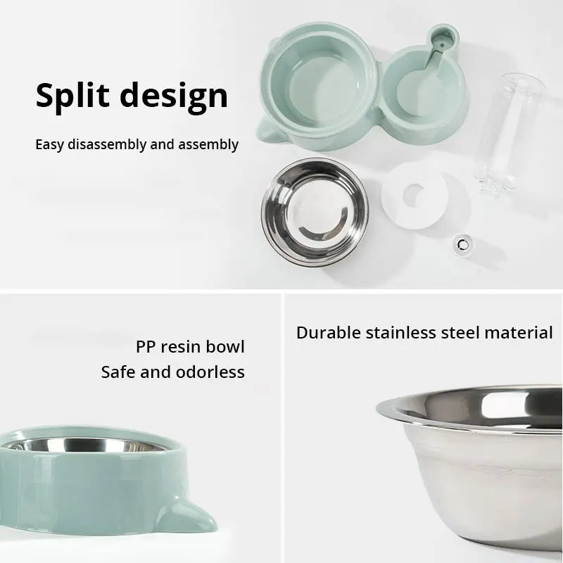 Automatic Pet Water And Food Fountain For Cats And Dogs